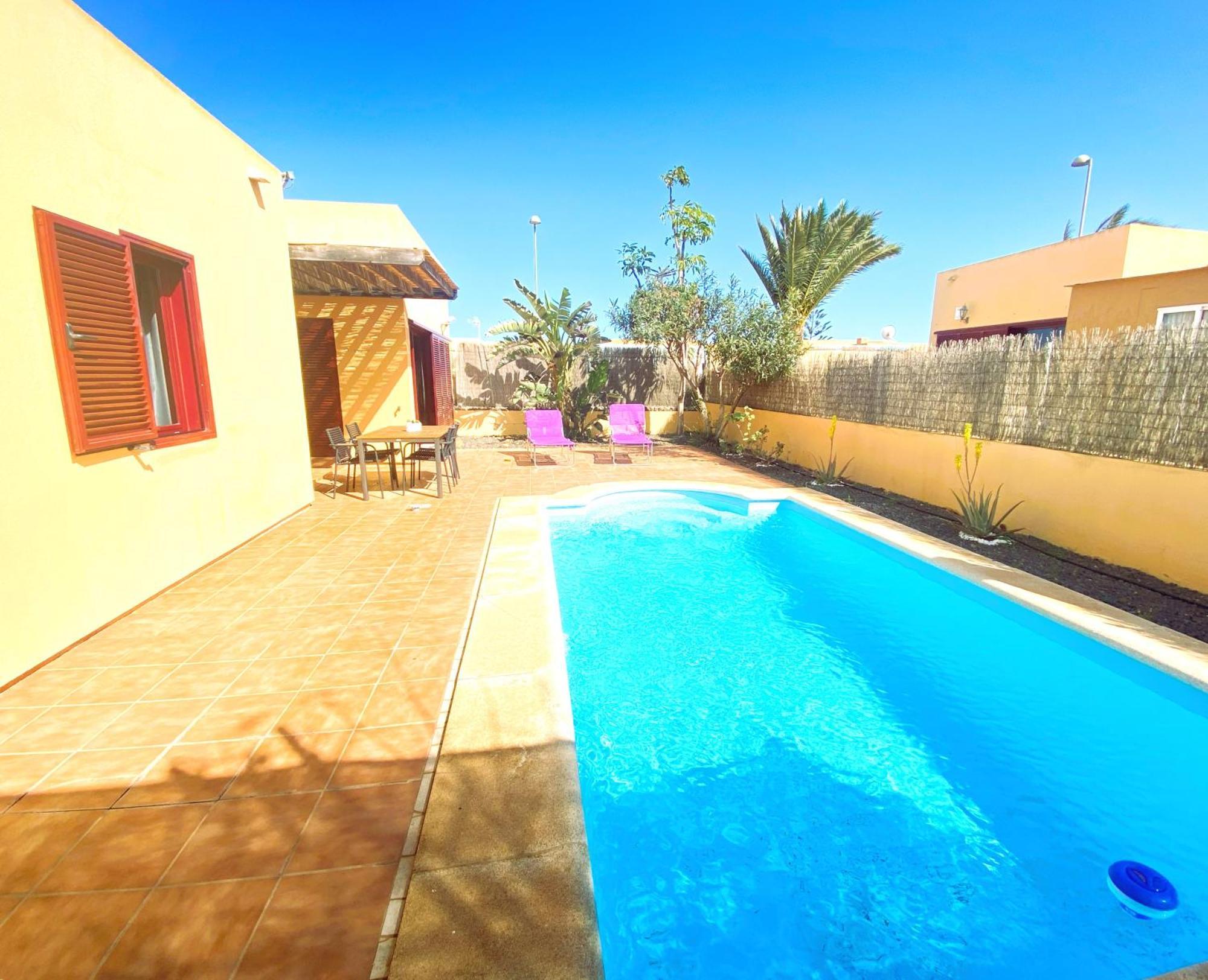 Villa Marlau Con Piscina Privada La Oliva Exterior foto